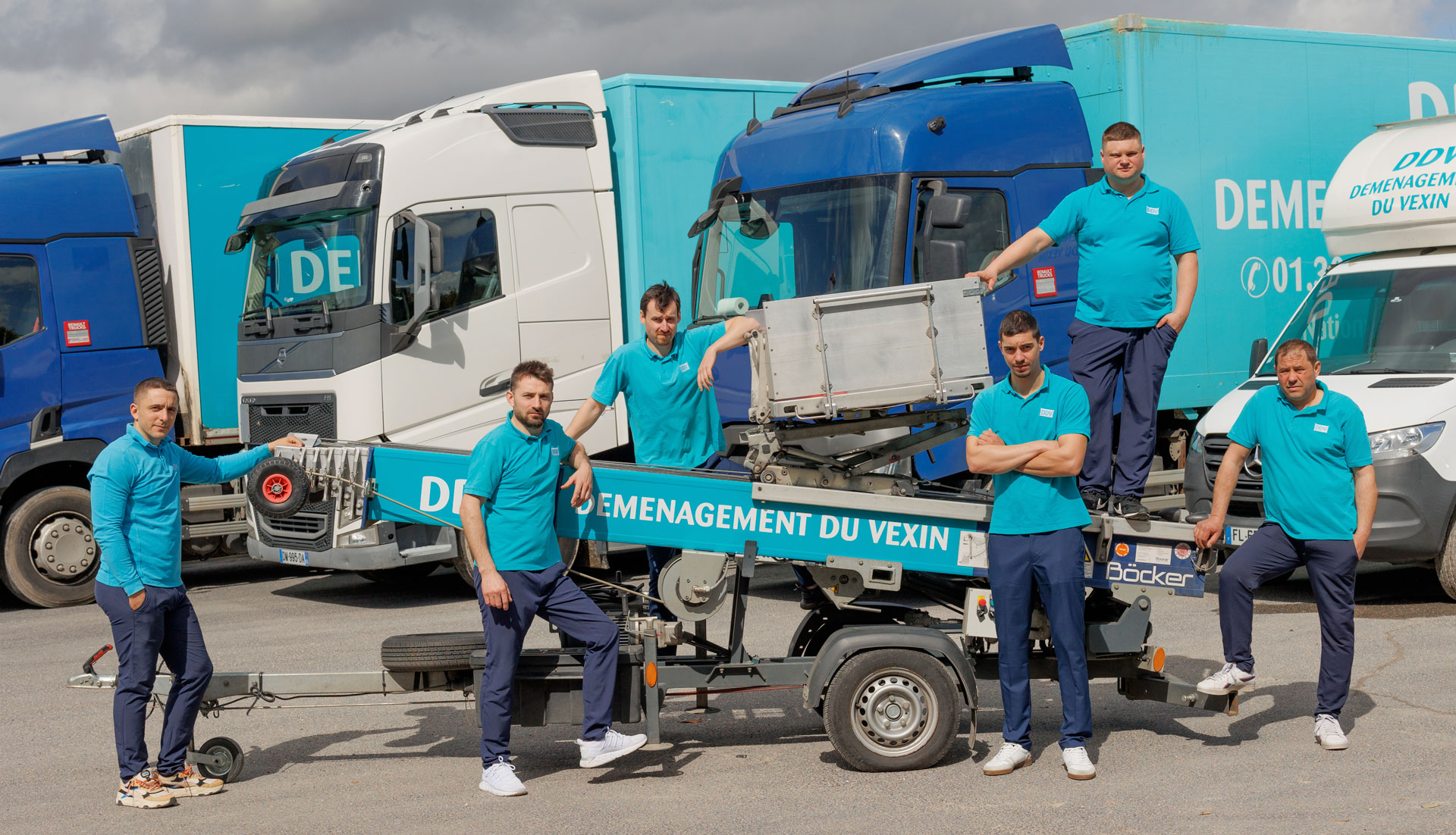 Qui sommes nous : Equipe de déménageurs de la société Déménagement Du Vexin 