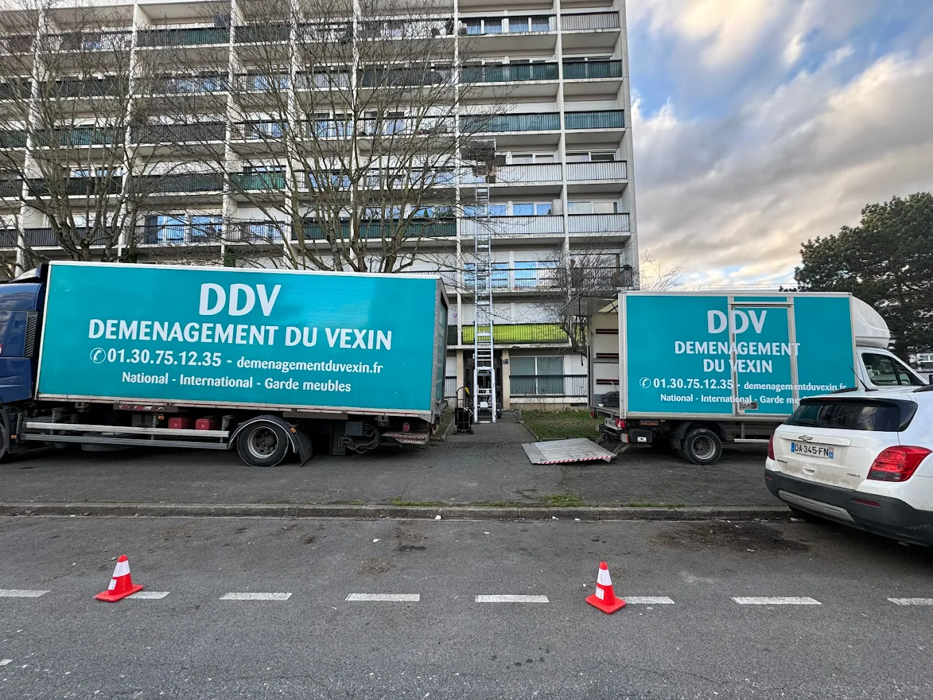 Équipe de déménagement professionnelle en intervention à Boulogne-Billancourt