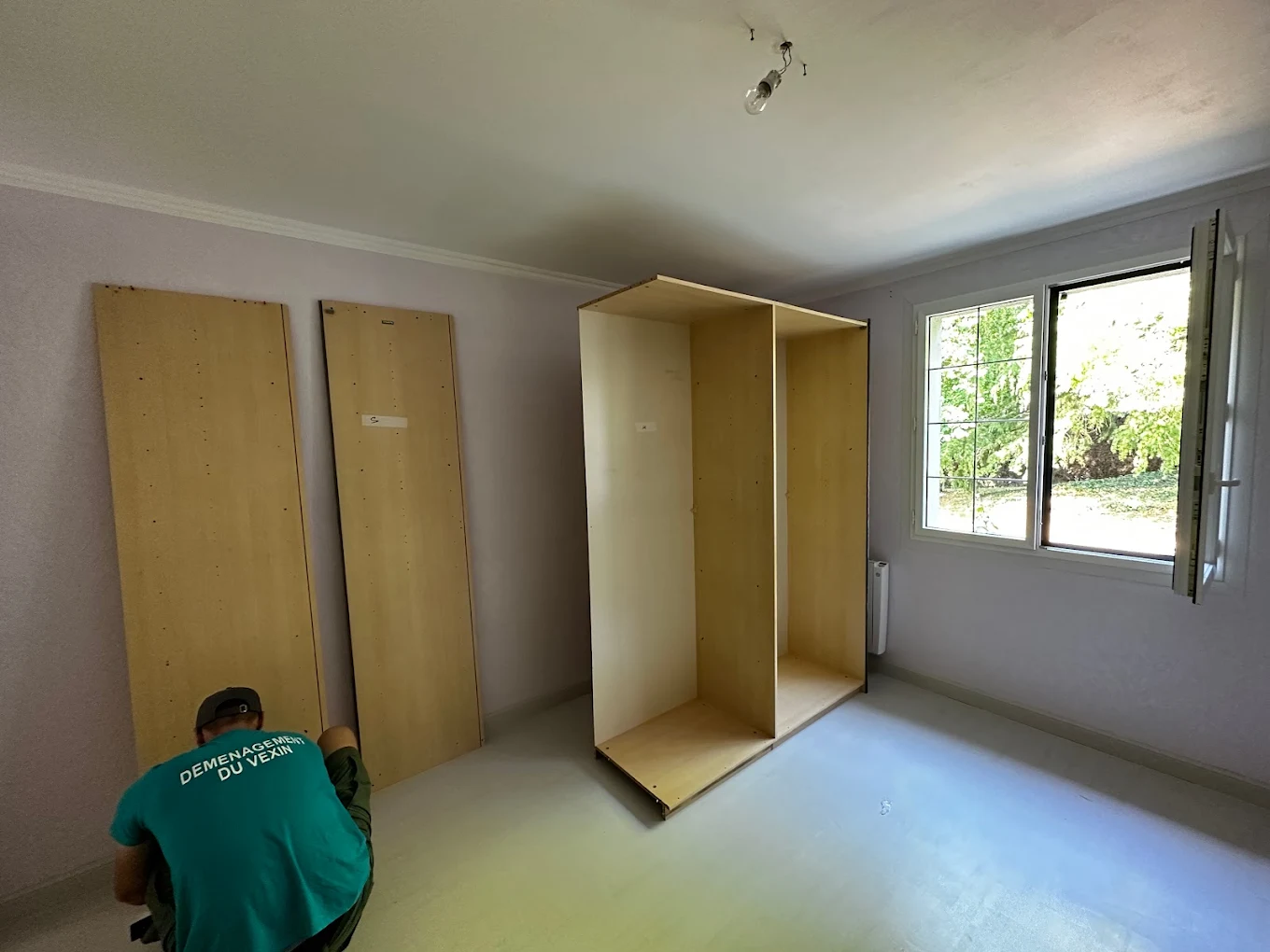 Équipe de déménagement professionnelle en intervention sur les hauteurs de Cormeilles